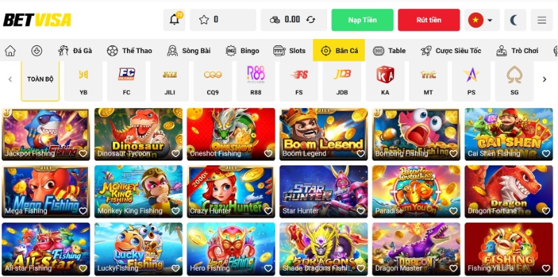 Bắn Cá 1 Bắn cá Betvisa